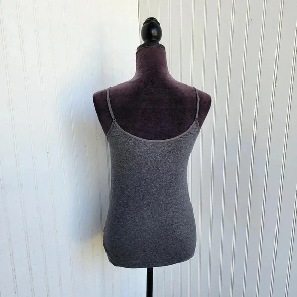 Time and Tru Womens Adjustable Straps Camisole Tank Top Stretch Gray M (8-10) - Picture 5 of 9